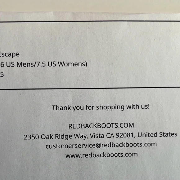 Redback Easy Escape 6” Work Boot Full Grain Leather UK 5 (7.5 US) NEW IN BOX - Picture 9 of 9